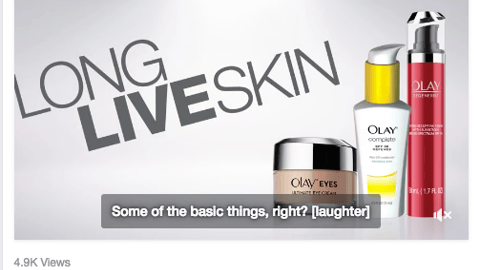 CVS Olay 'Treat Your Skin Daily' Facebook Update